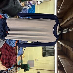 Nike Dri-FIT Blue and White Shirt